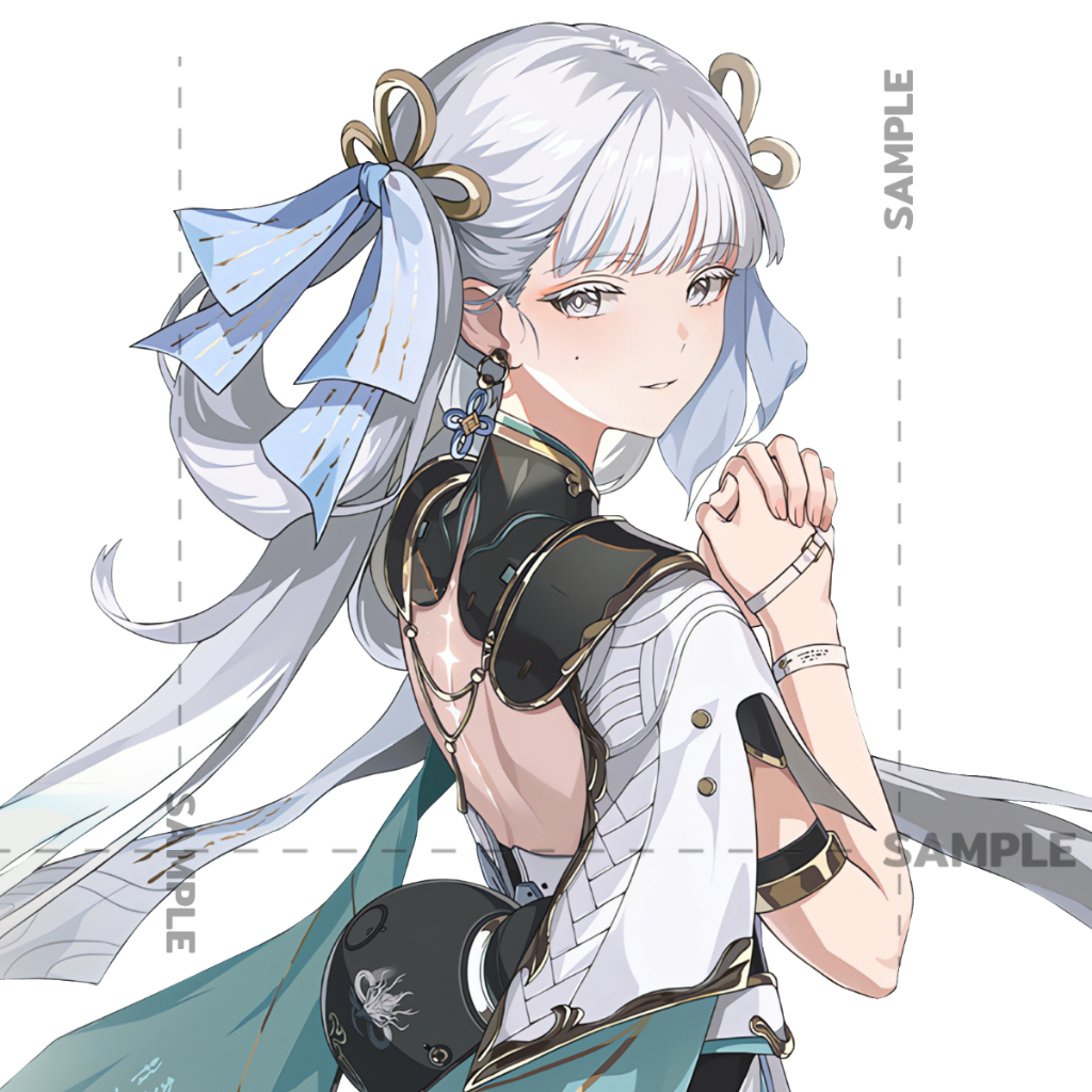 Wuthering waves jinhsi สติกเกอร์ 2 แผ่น Wuthering waves jinhsi สติ๊กเกอร์ เกม Stickers