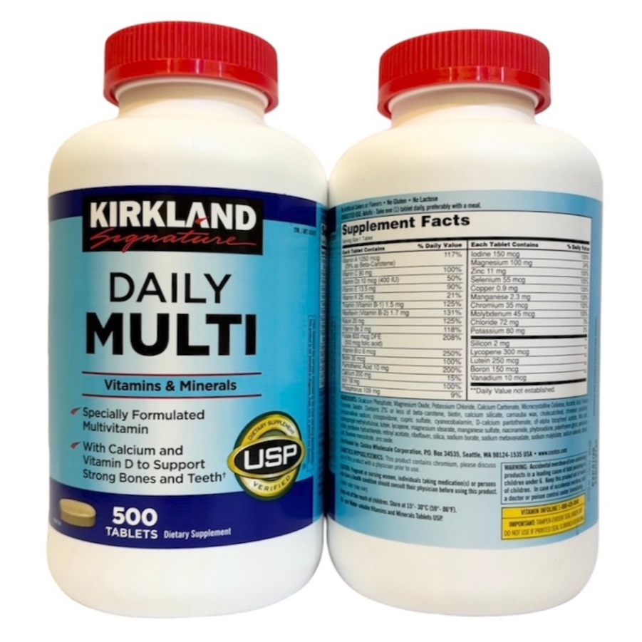 Exp.05/2027🔥🔥Kirkland Daily Multi 500 เม็ด