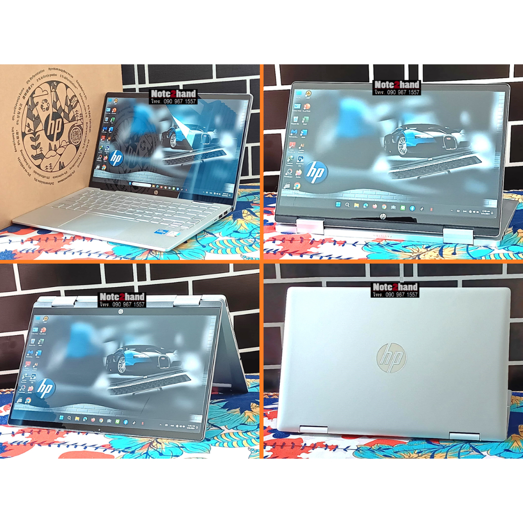 โน๊ตบุ๊คมือสอง HP Core i5-1335U จอทัชสกรีน 14”IPS แรม16+NVMe512+การ์ดจอ Iris+วินโดว์แท้+ประกันศูนย์