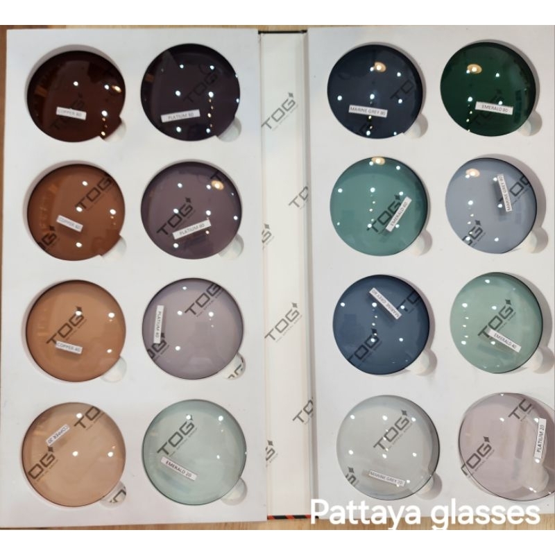 รับตัดเลนส์สายตา ย้อมสีสั่ง Lab พิเศษ มีให้เลือกหลาย 32 เฉดสีเลนส์มัลติโค๊ตย้อมสี UV400 มีบัตรรับประกัน