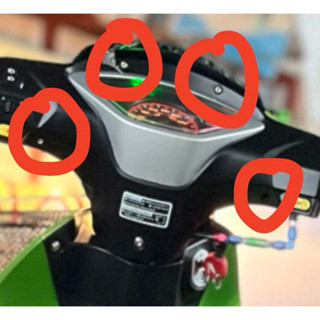 น็อตยึดชิวหน้าW125 ไฟเลี้ยวบังลม ราคาชุดละ