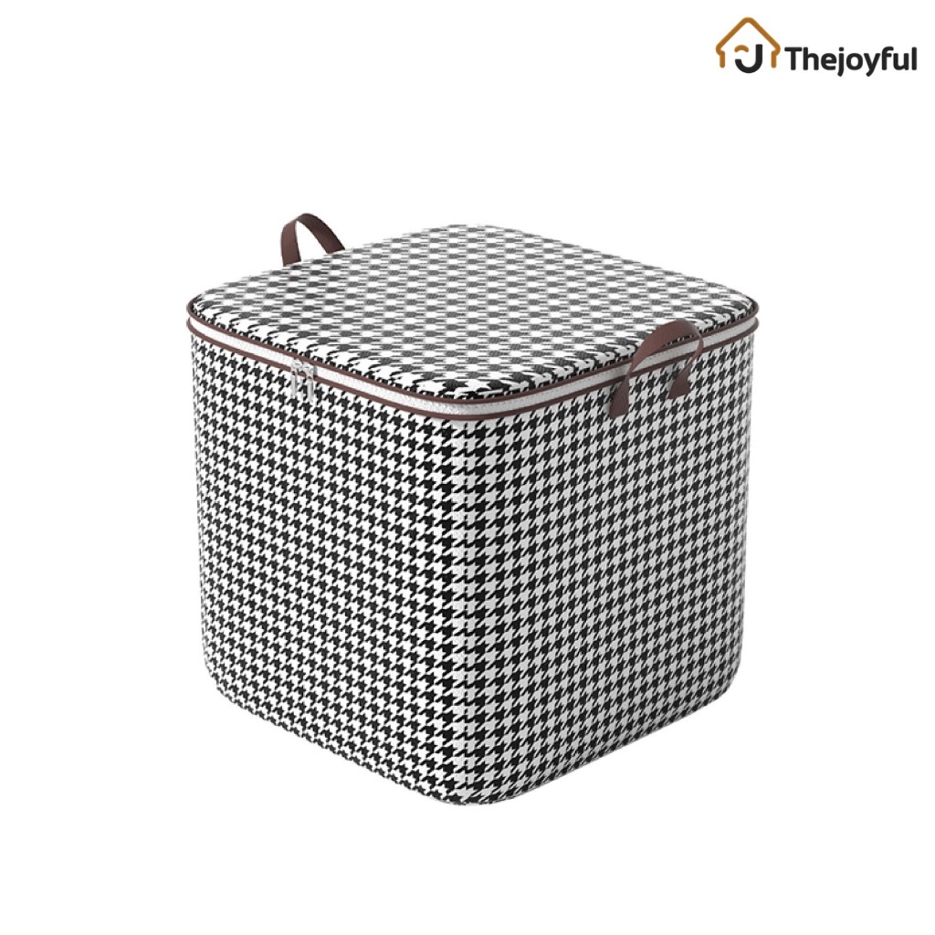 Thejoyful กล่องเก็บผ้านวม ที่เก็บผ้านวม Quilt storage box 110L 140L ป้องกันฝุ่น กันเปื้อน มีซิป