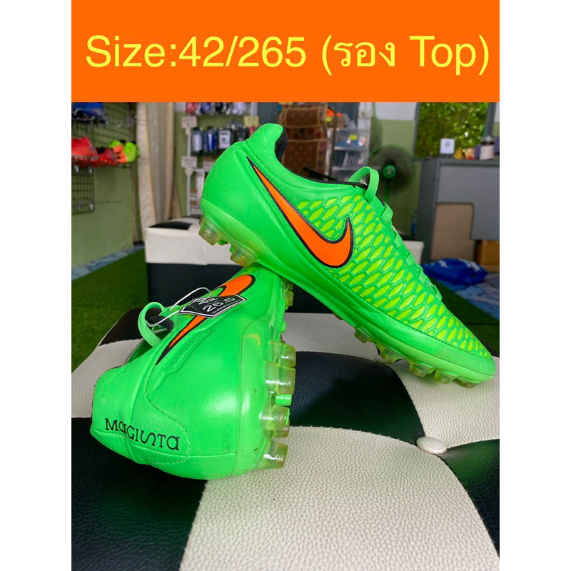 Nike Magista Size:42/265(รองTop) รองเท้าสตั๊ดมือสองของแท้ทั้งร้าน(โปรดอ่านรายละเอียดให้ชัดเจนทุกครั้