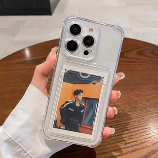 S เคสใส่บัตร สำหรับ iphone11 12promax 7plus 8plus 13promax 13 14 15promax CASE TPU 15 15plus ไอโฟน16 pro max X XR Xsmax