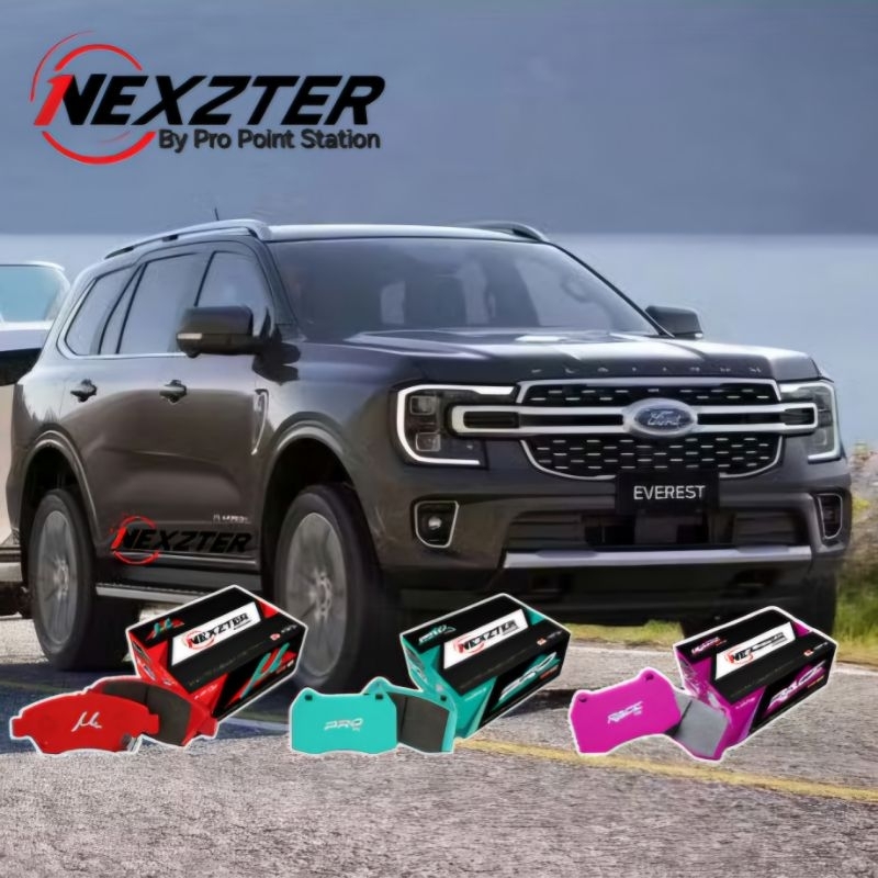 จัดส่งฟรี/ฟรีค่าติดตั้ง NEXZTER ผ้าเบรค FORD EVEREST จัดส่งไวของแท้ ออกVATได้