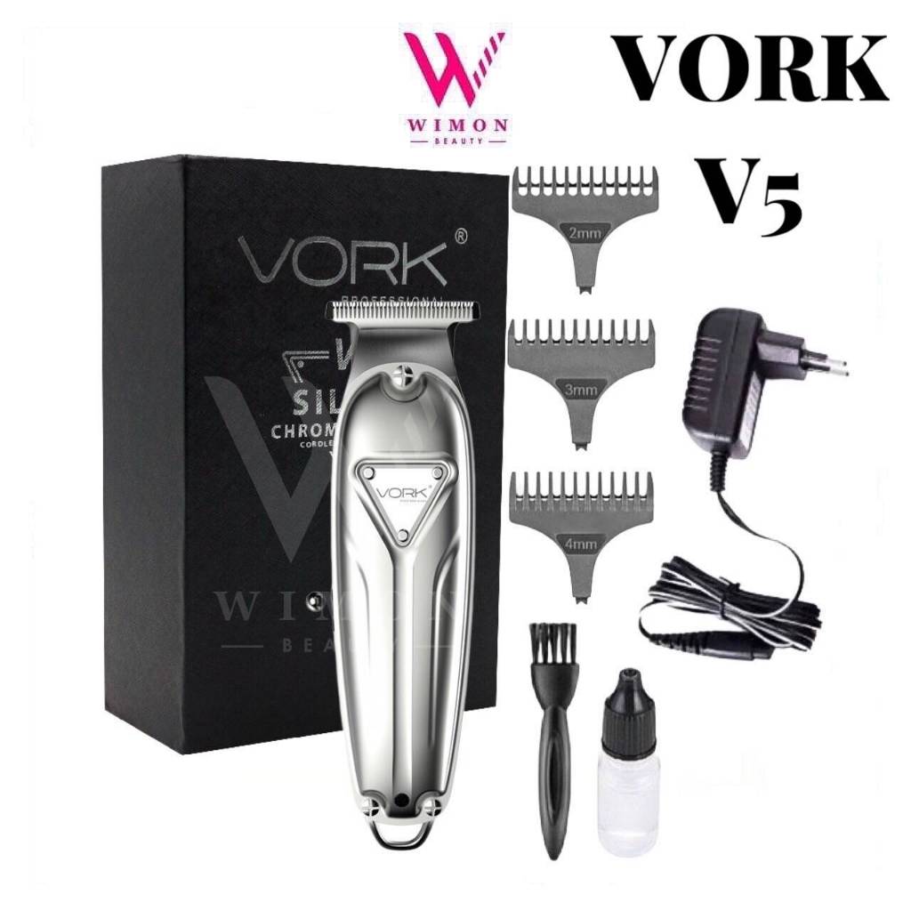 VORK Professional V5 Chrome Edition Cordless Trimmer ปัตตาเลี่ยน วอร์ก กันขอบ ไร้สาย รุ่น V5 /82153