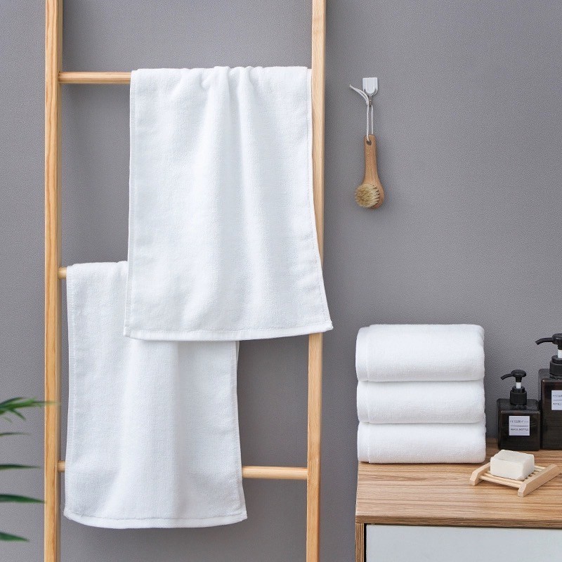 ผ้าขนหนูผืนเล็ก เกรดโรงแรม 5ดาว รุ่นพรีเมี่ยม คอตตอน 100% ขนาด 35x75cm