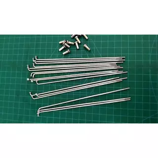 ซี่ลวดจักรยาน ความยาว 75-308 mm 14G ซี่ลวดสแตนเลส จักรยาน อะไหล่จักรยาน
