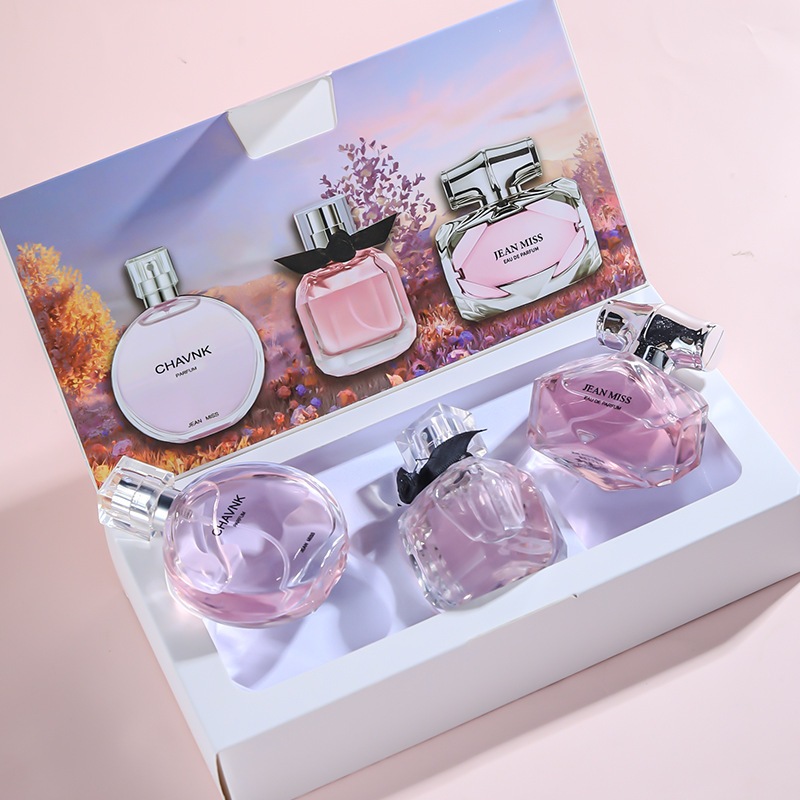 พร้อมส่ง เซตน้ำหอมผู้หญิง 3 ขวด  Jean Miss (30มล.*3ขวด) ได้ยกเซต กล่องของขวัญ แพ็คเกจหรู น้ำหอมผู้หญิง กลิ่นหอมติดทนาน