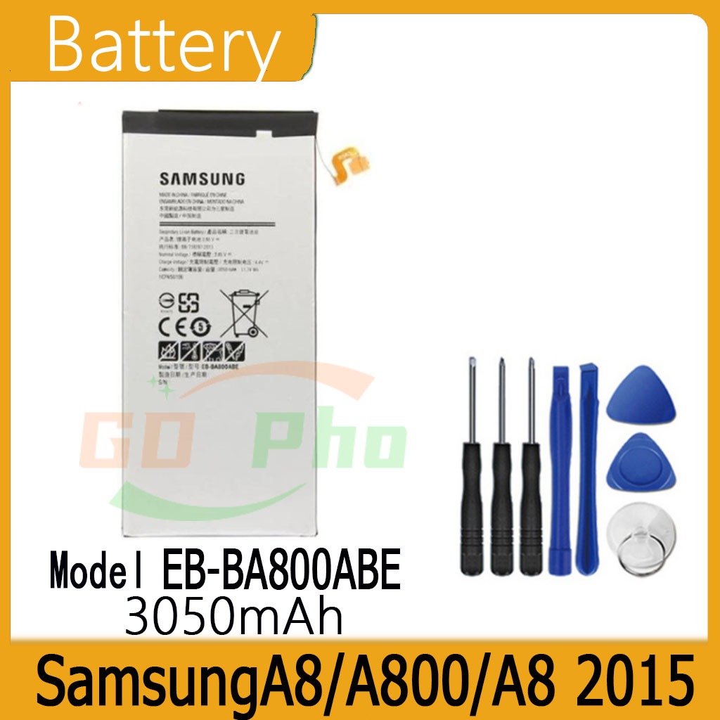 JAMEMAX แบตเตอรี่ SAMSUNG A8/A800/A8 2015 Battery ModelEB-BA800ABEฟรีชุดไขควง hot!!!