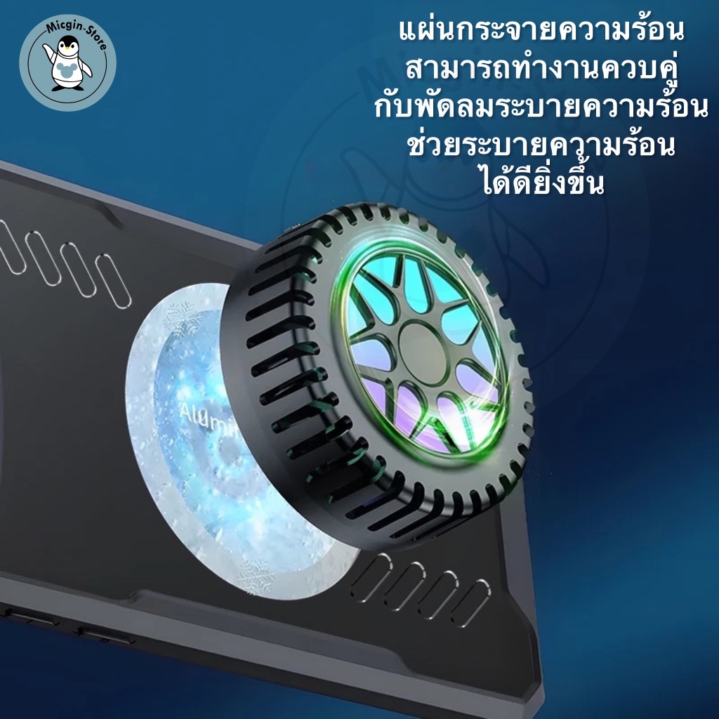 เคส iQOO Z7 5G / Z7x 5G 🔥Cooling Case เคสระบายความร้อน เคสแม่เหล็ก ติดพัดลม ส่งจากไทย🇹🇭