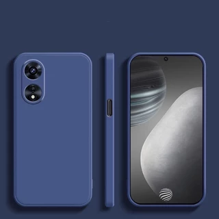 เคส สีพื้น ซิลิโคนนิ่ม สำหรับ OPPO A60 A55 A56 เคสฝาหลัง กันกระแทก กำมะหยี่พาสเทล