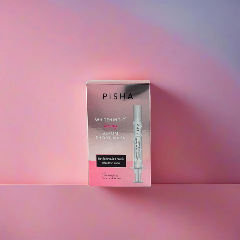 PISHA WHITENING C SLEEPING SERUM SHORT MASK