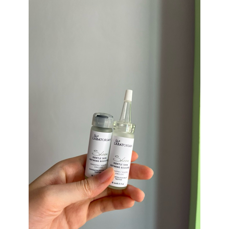 THE LABATORIAN SHEEN GENTLE SKIN REFINING BOOSTER เหลือเยอะ อีกอันยังไม่ได้แกะใช้ กล่องครบ