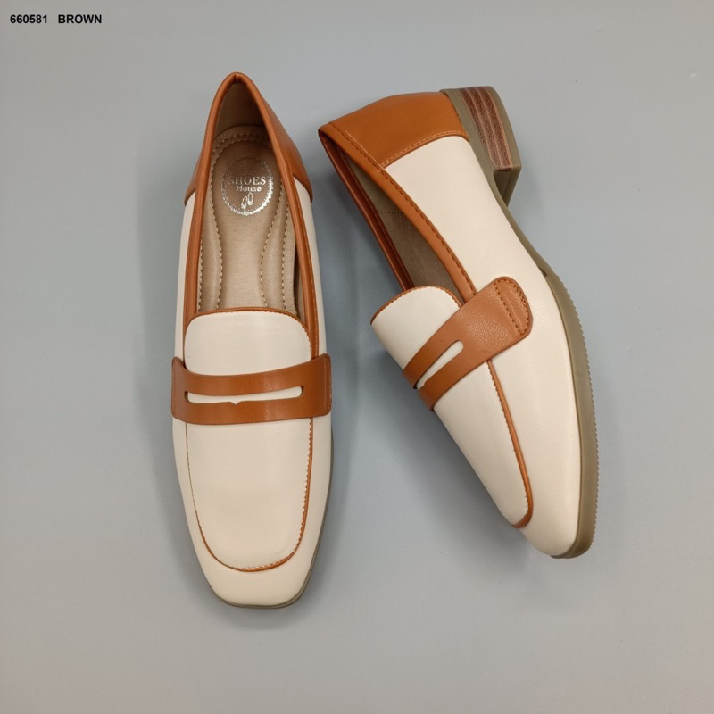 พร้อมส่งจากกทม รองเท้าอ๊อกฟอร์ด oxford shoes 660581 ใว่สบายเท้า หนังนิ่ม