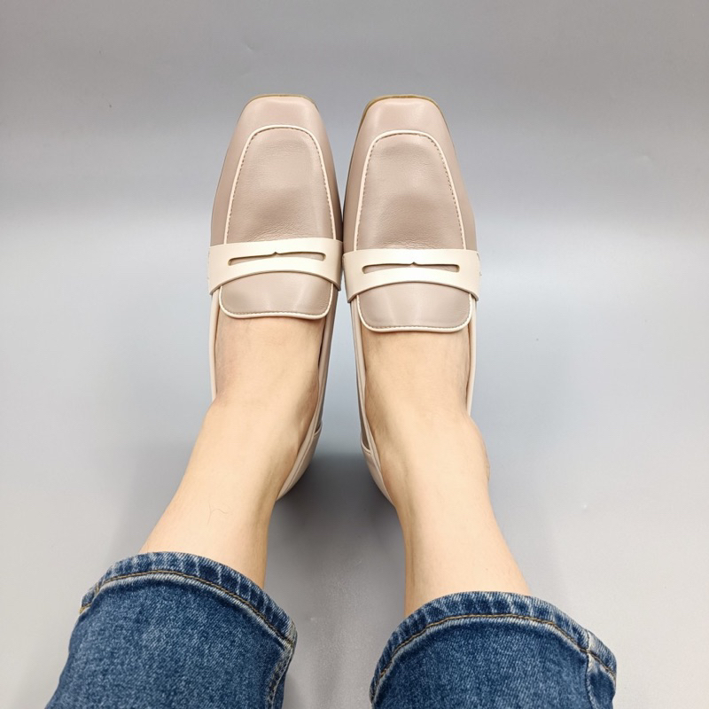 พร้อมส่งจากกทม รองเท้าอ๊อกฟอร์ด oxford shoes 660581 ใว่สบายเท้า หนังนิ่ม