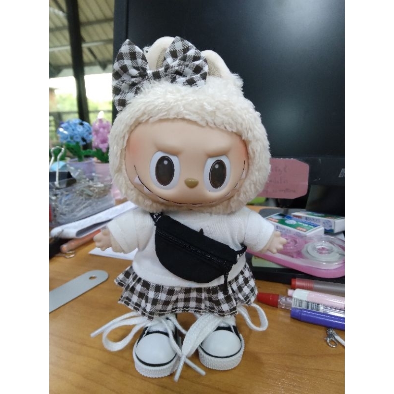 พร้อมส่ง กระเป๋าคาดอกสำหรับตุ๊กตา1:12 กระเป๋าลาบูบู้ อุปกรณ์เสริมลาบูบู้