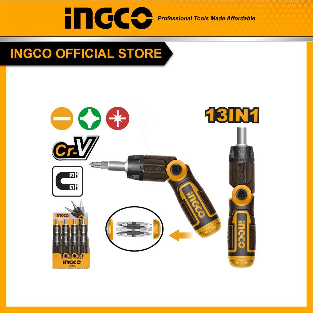 INGCO ชุดไขควงเปลี่ยนหัว 13 ชิ้น AKISD1208