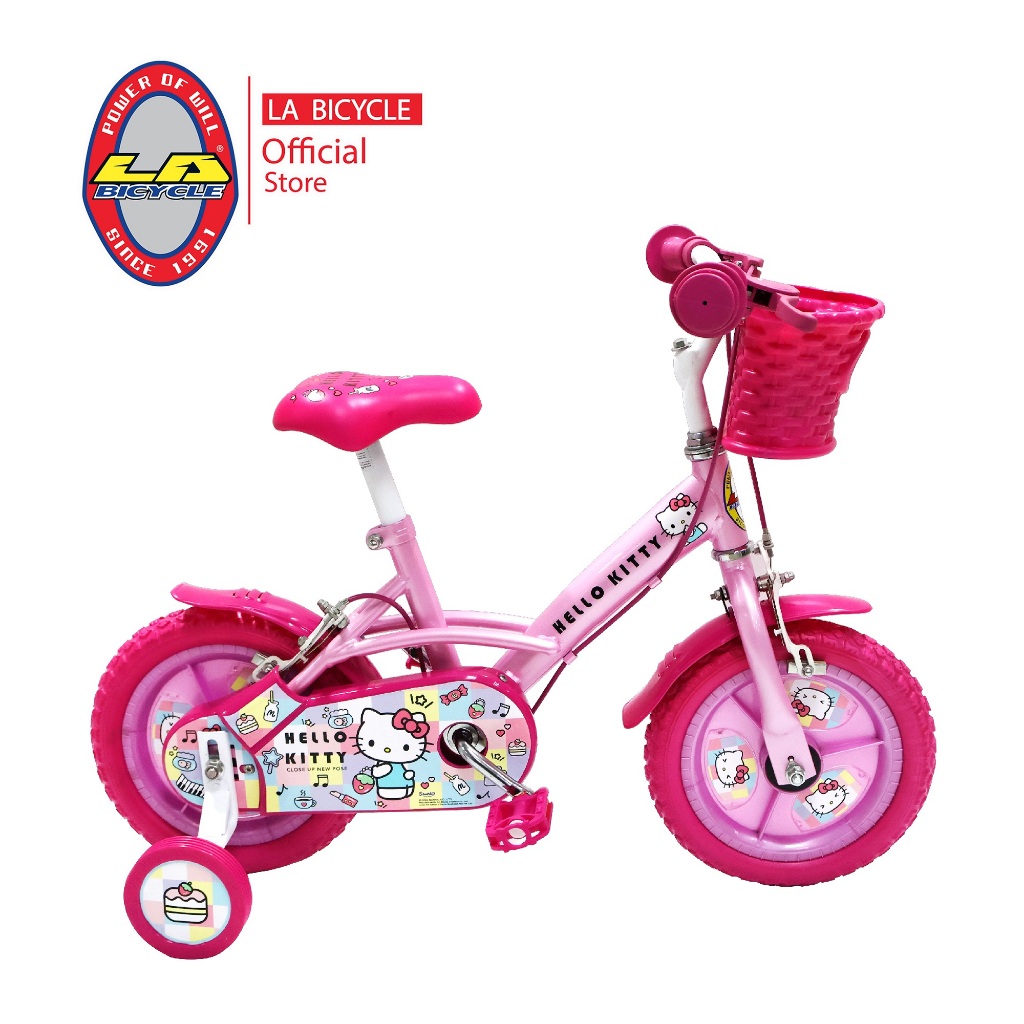 LA Bicycle  จักรยานเด็ก รุ่น HELLO KITTY 12”