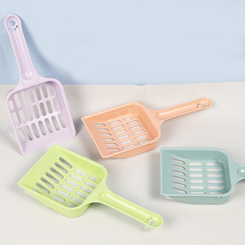 ที่ตักทรายเเมว สีสันสดใส ที่ตักทรายแมวรูปหน้าเเมว ช้อนตักทรายเเมว ขนาดใหญ่ หนา ขนาด 8.8×19.8×2.5x cm   พร้อมส่ง