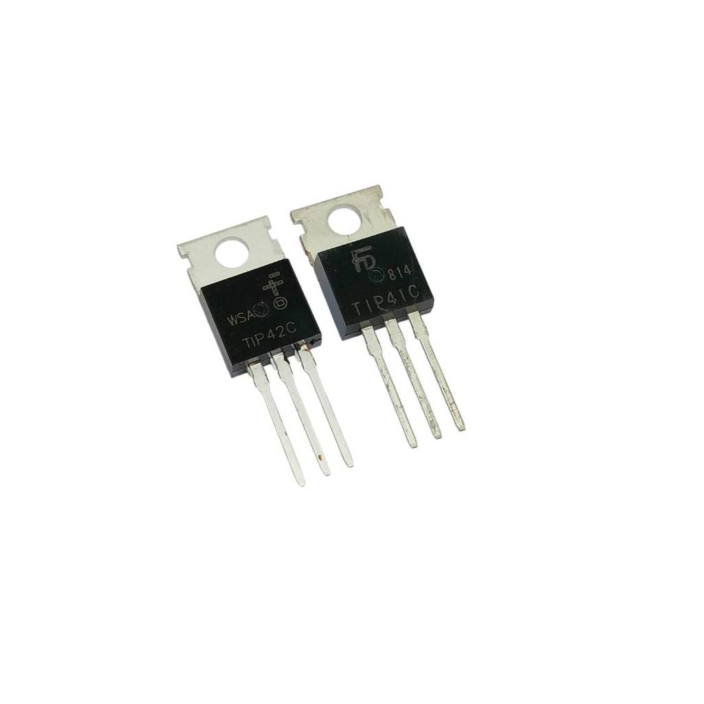 1pcs ทรานซิสเตอร์  TIP41 TIP42 TIP41C TIP42C Complementary Power Transistors