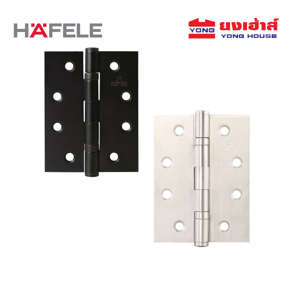 HAFELE บานพับสแตนเลส 3ชิ้น รุ่น 489.04.001 489.04.018 2ชิ้น รุ่น 489.04.000 บานพับเหล็ก รุ่น 489.04.