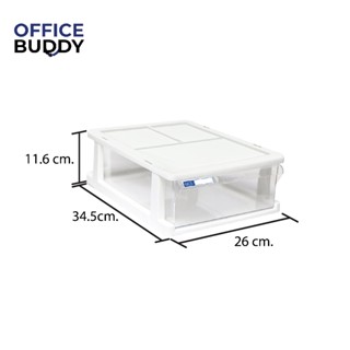 Orca ออร์ก้า ตู้อเนกประสงค์ใส่A4 รุ่น SCB-1BB โครงขาวทึบ ลิ้…