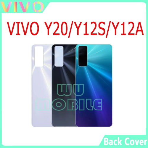 ใหม่ ฝาครอบแบตเตอรี่ด้านหลัง vivo Y20/Y12S/Y12A battery back cover vivo Y20 Y12S Y12A
