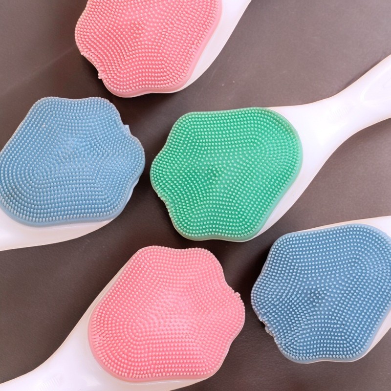 🧼 แปรงทำความสะอาดผิวหน้า ซิลิโคนรูปอุ้งเท้าแมว