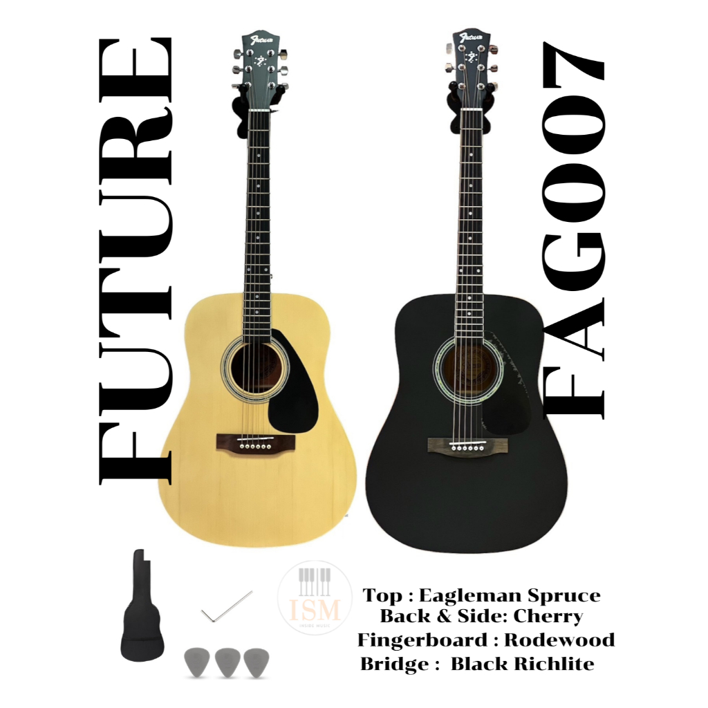 Future กีต้าร์โปร่ง 41" Acoustic Guitar 41" รุ่น FAG-007