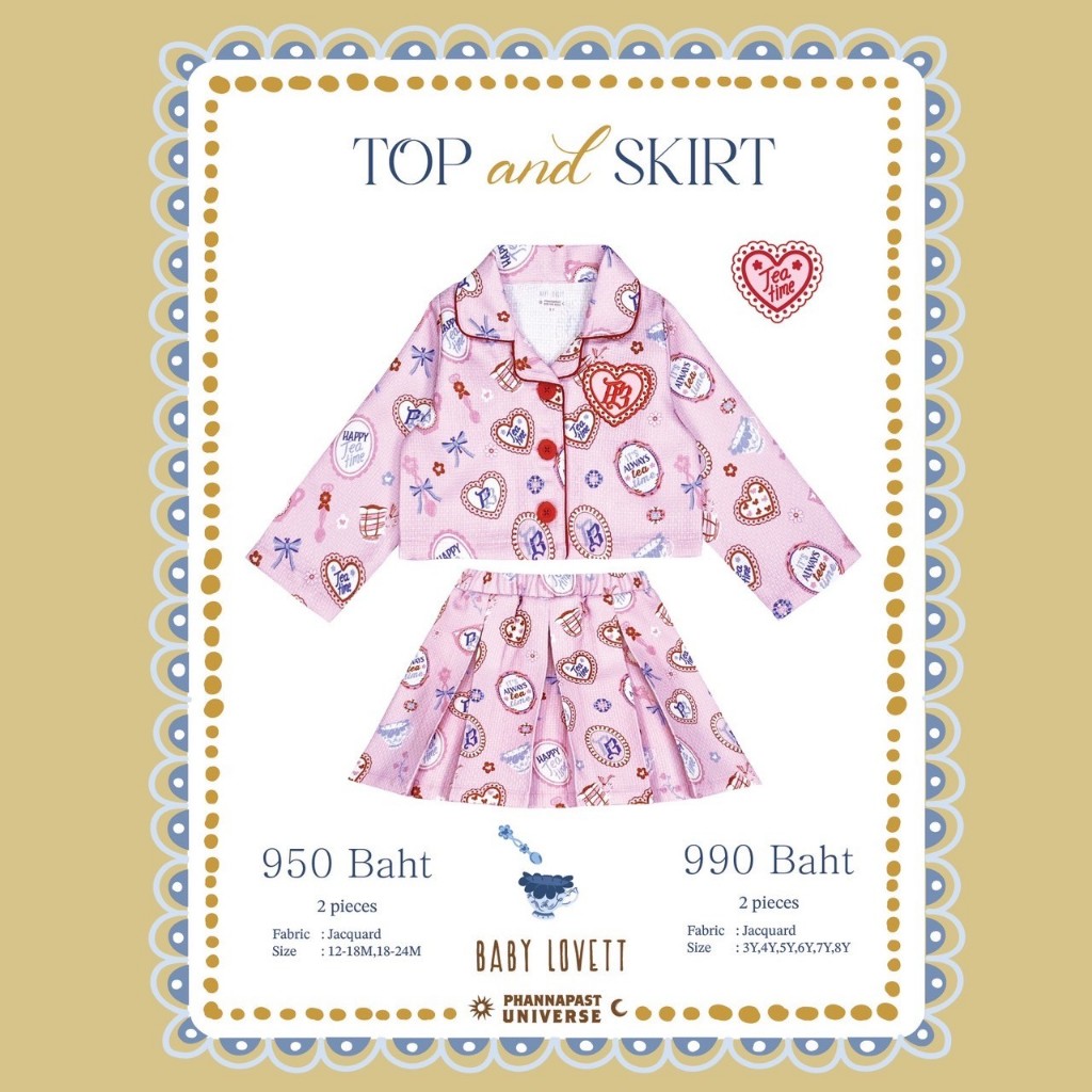 08 Tea Time - Top and Skirt