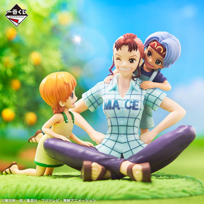 Figure วันพีช แท้💯 มือสอง ichiban kuji EMOTIONAL STORIES 2 PRIZE A REVIBLE MOMENT - NAMI & NOJIKO & 