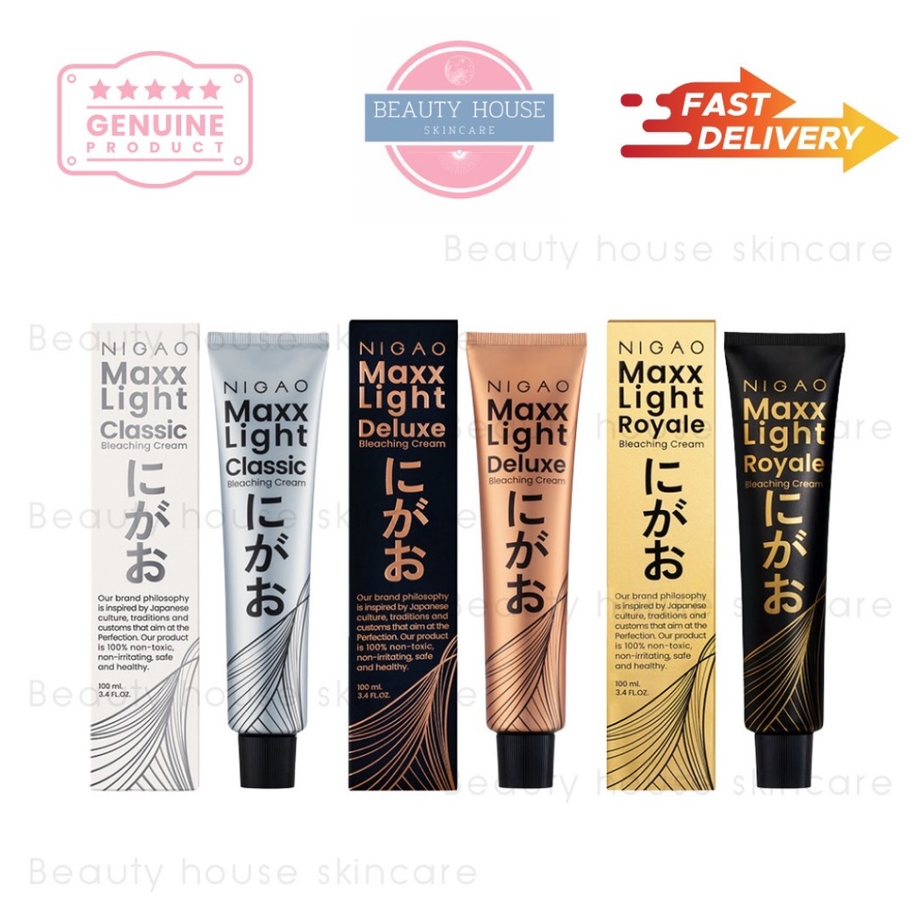 [ครีมฟอกสีผม] Nigao Maxx Light Bleaching Cream | นิกาโอะ ฟอกสีผม กัดสีผม สีย้อมผม 100 ml.