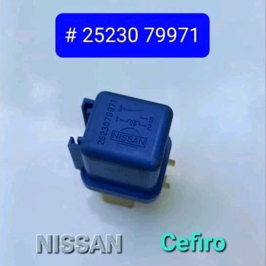 รีเลย์ นิสสัน #25230 79971(รุ่นใหม่), A32, Cefiro Nissan Relay, มือสอง ของแท้ Nissan