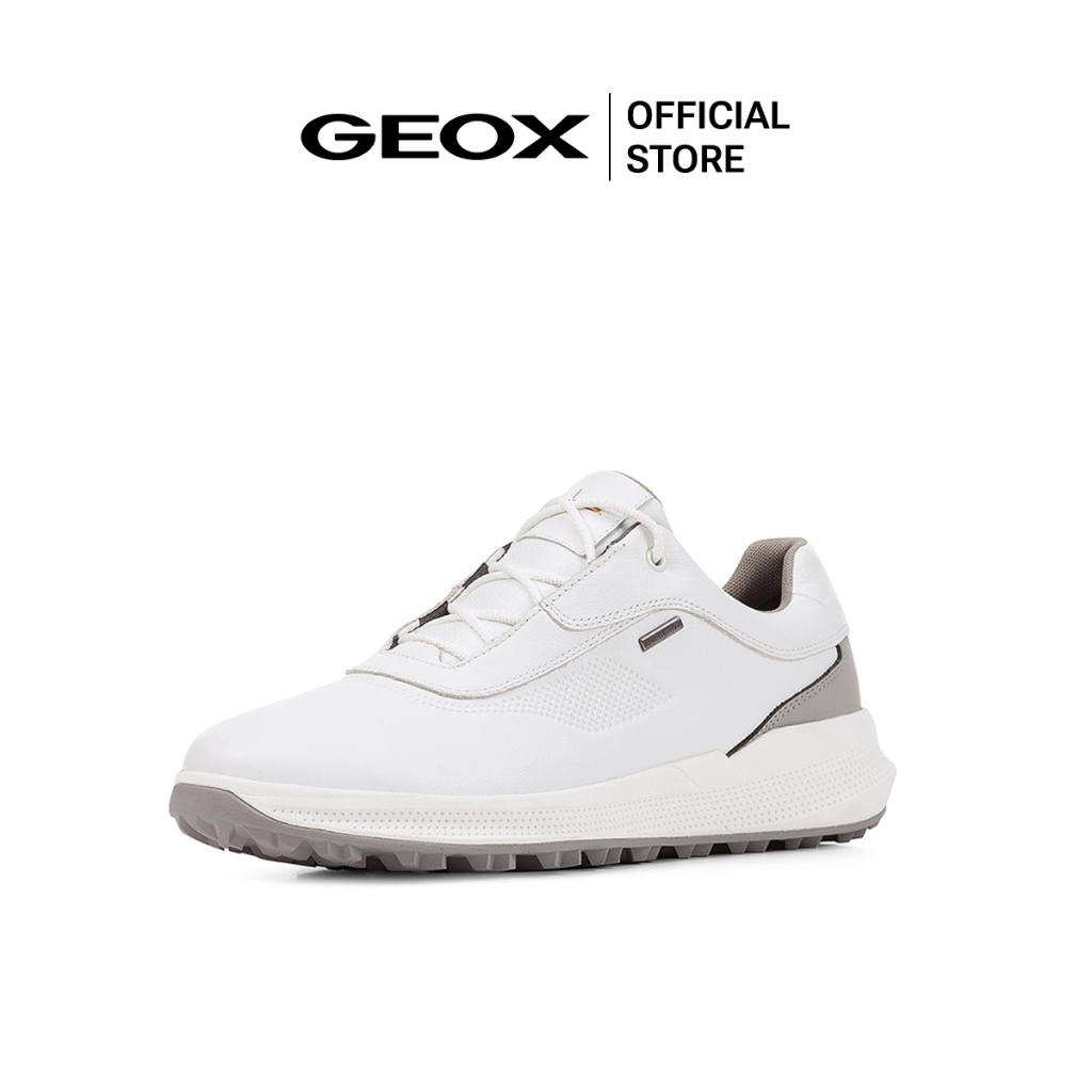 GEOX รองเท้าผ้าใบผู้ชาย รุ่น U PG1X B ABX G - WHITE/LT GREY SS24 (U36E0GC1236M_S4WTGY)