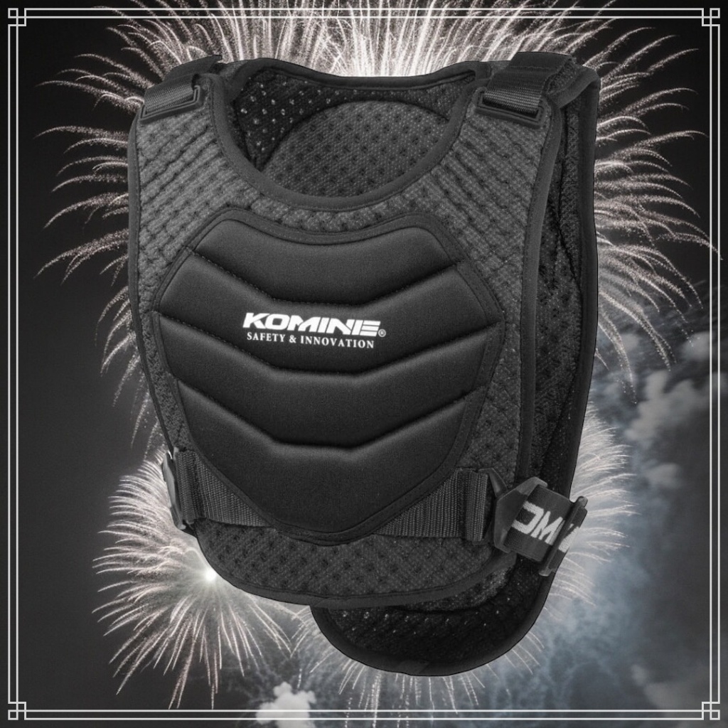 [จากญี่ปุ่น] Komine (KOMINE) ฟิล์มกันรอยตัวรถมอเตอร์ไซค์ สีดํา KIDS