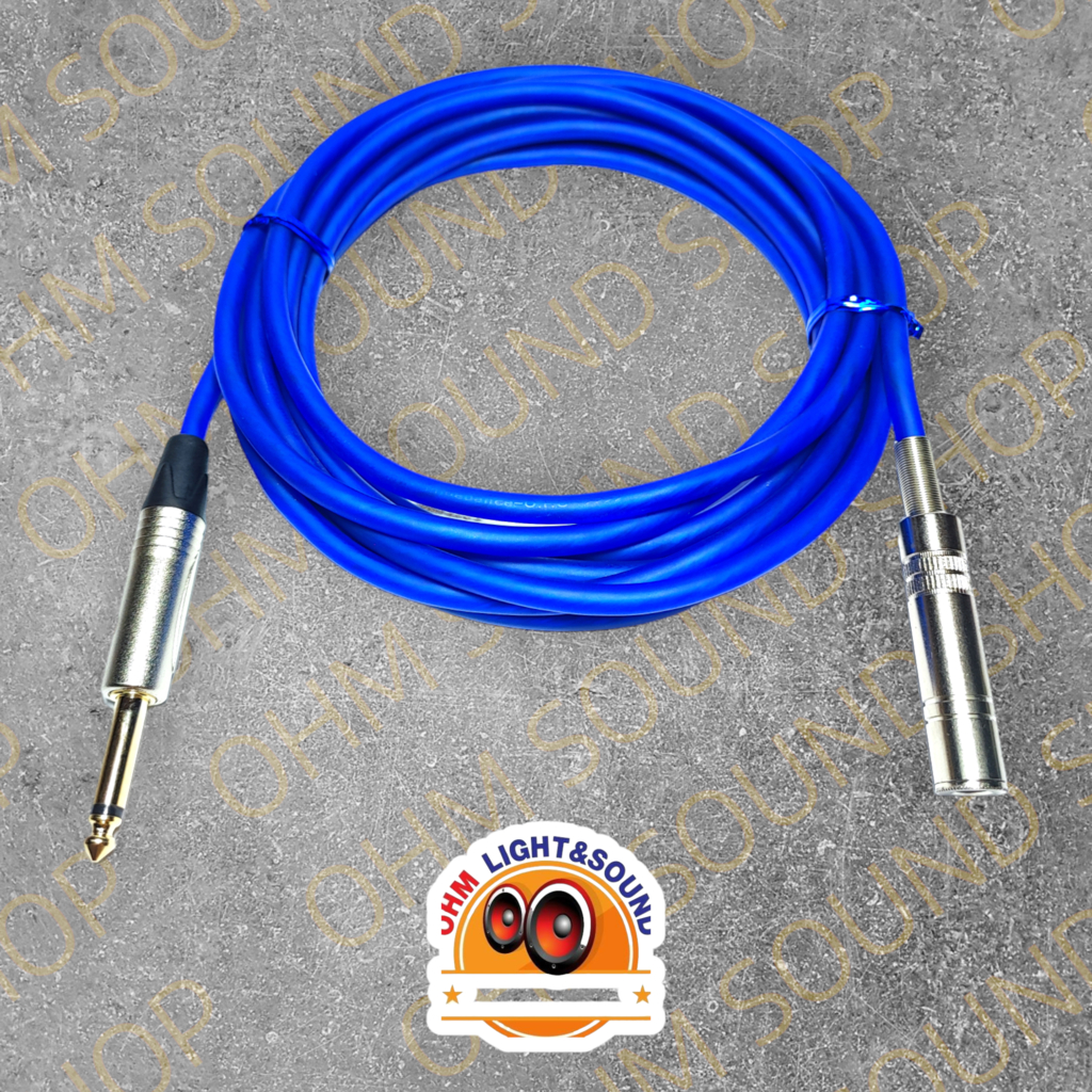 สายสัญญาณ TS TO TSเมีย6.35 สาย 6 mm 8 สี อย่างดี หุ่มท่อหดทุกจุด แจ็ค กีต้าร์ สายไมค์ LIDGE cm - รูปที่ 7