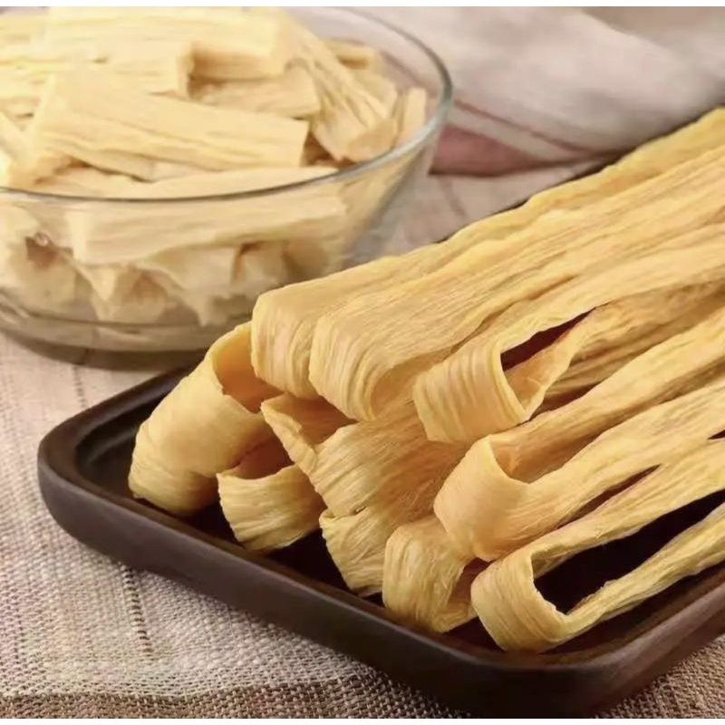 ฟองเต้าหู้แห้ง พร้อมส่ง 腐竹条 ขนาด200g ฟองเต้าหู้ใช้สำหรับประกอบอาหารได้หลากหลาย หรือนำไปทานคู่สุกี้หมอไฟ อร่อย