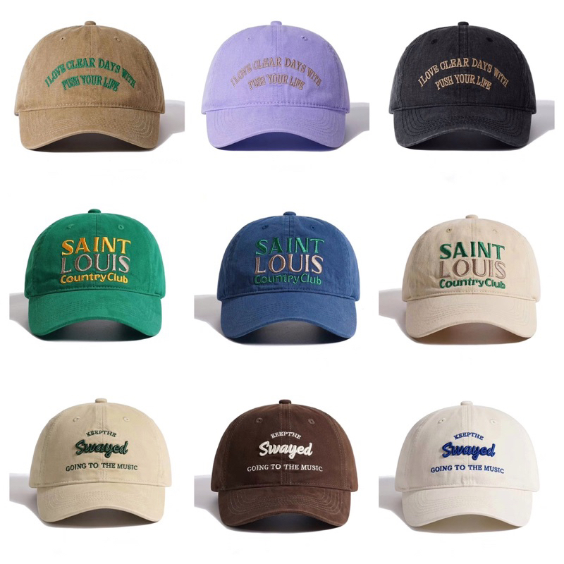 รวมหมวกแก๊ปunisex งานนำเข้า Caps