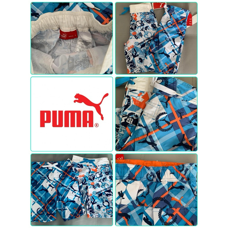 🔥New Arrival🔥 กางเกงว่ายน้ำ กางเกงเซิร์ฟเด็ก Puma งานแท้