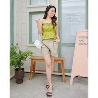 A49รองเท้ารัดส้นหน้าเพชร Kwintra รุ่น Sandals Blink สีเทาเมทาลิค