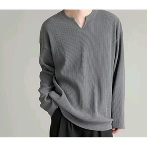 เสื้อ​แขน​ยาว​ ทรง​หลวม​ สไตล์​แฟชั่น​เกาหลี​ ดีไซน์​เท่​ๆ