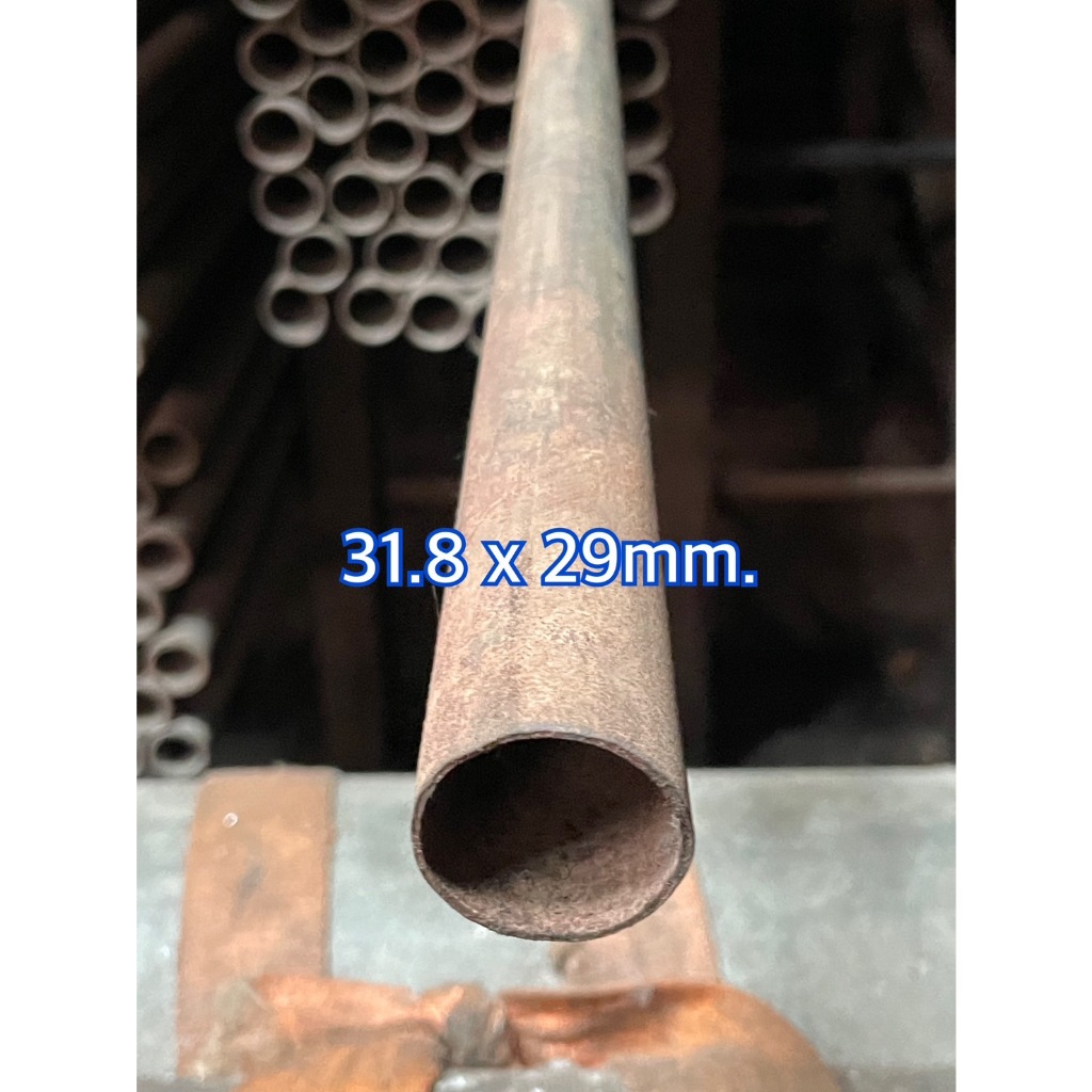 ท่อเหล็กกลม แป๊ปสเตย์ไร้ตะเข็บ คุณภาพดีจากยุโรป Seamless Tube ขนาดรอบนอก 31.8 มม. รูใน 29 มม.