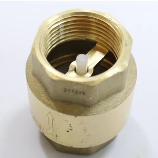 เช็ควาล์วทองเหลือง ( SANWA ) แบบสปริง ทองเหลืองแท้ ขนาด 1 นิ้ว เช็ควาล์วสปริง กันน้ำย้อน ทนทาน