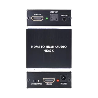 อะแดปเตอร์แยกเสียงสเตอริโอ HDMI TOSLINK SPDIF และอะแดปเตอร์แยกเสียง 3.5มม 4k 2k สําหรับ Ps4 TV DVD