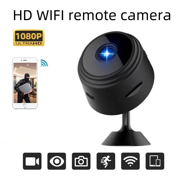 กล้องเว็บแคมไร้สาย A9 1080P HD Wifi CCTV IP มองเห็นที่มืด ขนาดเล็ก เพื่อความปลอดภัยในบ้าน