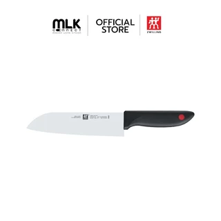 ZWILLING มีดซันโตกุ สเตนเลสสตีล 180 มม. รุ่น Twin Point ด้ามสี Black N32327181