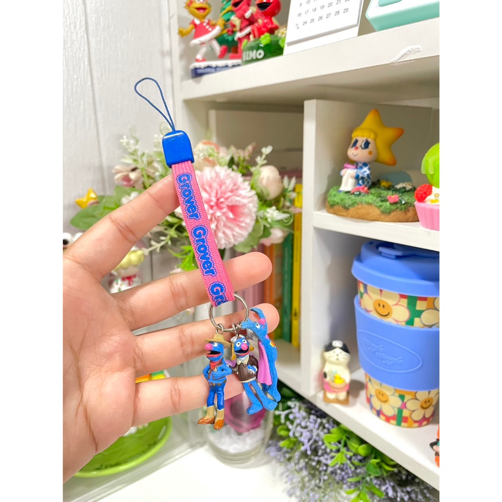 พวงกุญแจ Grover sesame street ของแท้จากญี่ปุ่น🇯🇵