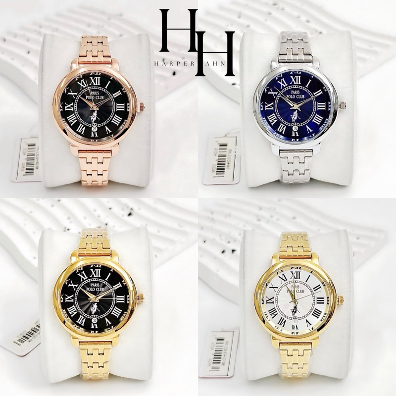 [แท้ศูนย์ไทยผ่อน0%] PARIS POLO CLUB PPC-230304 (36mm) ประกันศูนย์ไทย 1 ปี