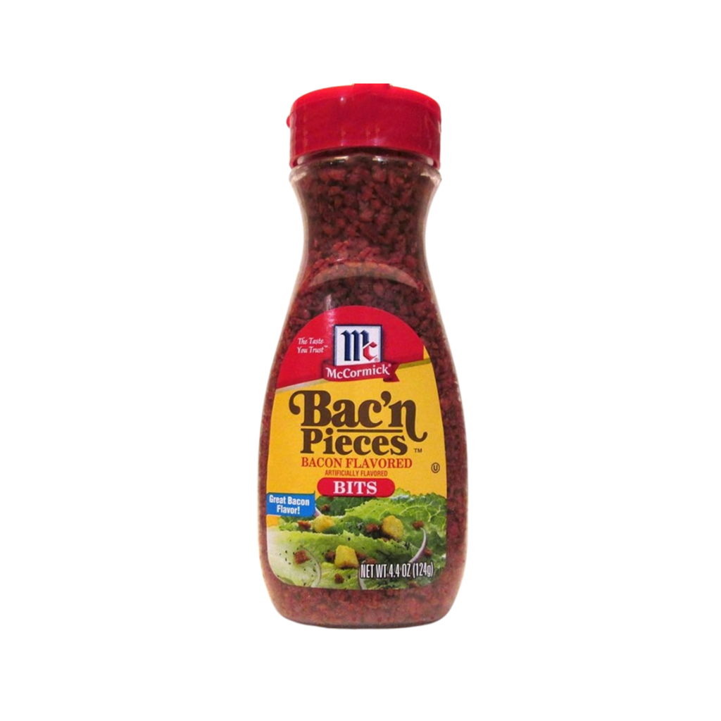 McCormick Bac'n Pieces Bacon Flavored Bits Bacon Bits 124g. แม็คคอร์มิค เบคอนไบท์ แม็คคอร์มิคแป้งถั่